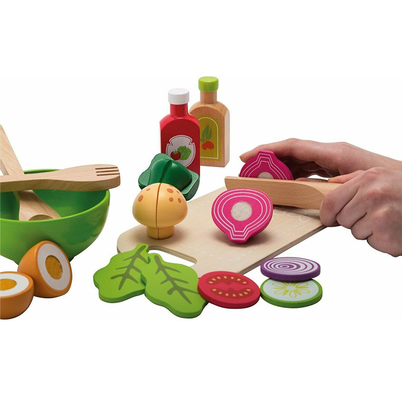 Product image: Jouéco® - saladset in wooden tray, , medium-null