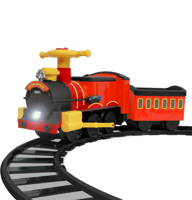 Battery powered ride on train shop