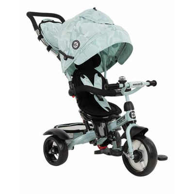 Kikka boo makani tricycle alonsy mint camouflage 2020, , medium