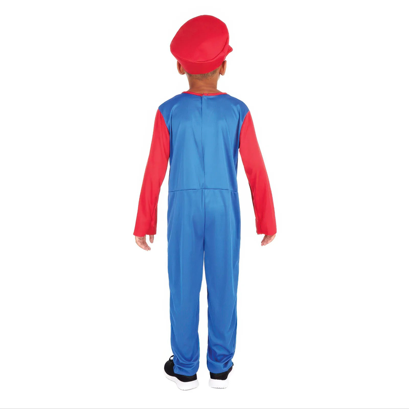 Plumber kids fancy dress costume - size medium, , medium-null