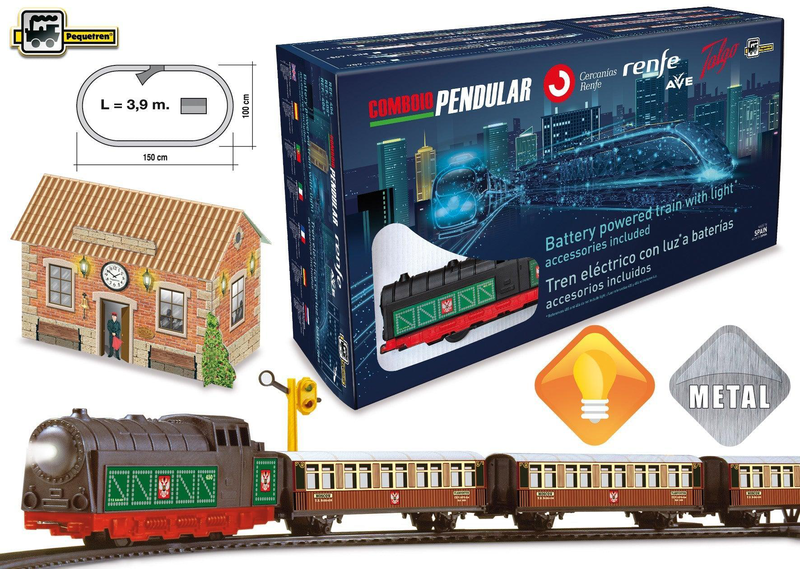 Pequetren 401 trans siberian express train set, , medium image number null