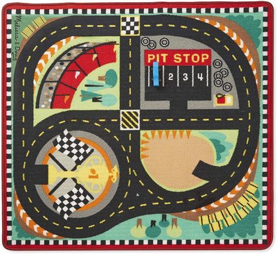 Melissa & doug 19401 around the race track rug, , medium