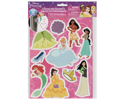 Disney princess character magnets: enchant your space with royal flair - 10 pieces, , medium