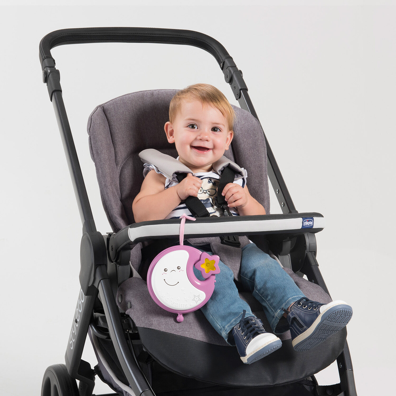 Chicco next2dreams 3-in-1 baby cot mobile with melodies pink for 0+ months 07627-10-null