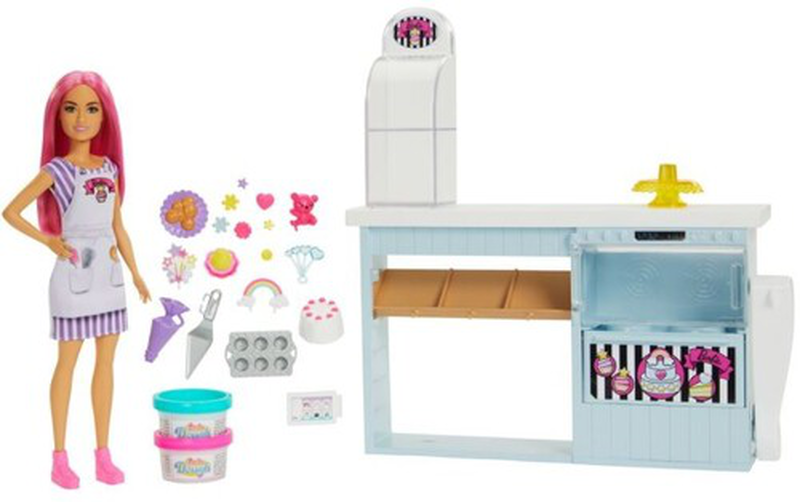 Neo barbie bakery playset, , medium-null