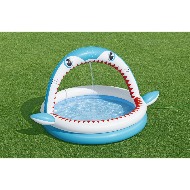 Bestway sharktastic πισινα παιχνιδιου με spinkler 163x127x92cm, , medium image number null