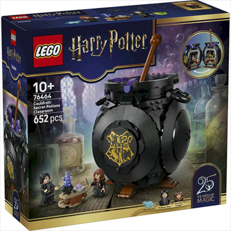 Lego 76464 harry potter - cauldron: secret potions classroom, , medium-null