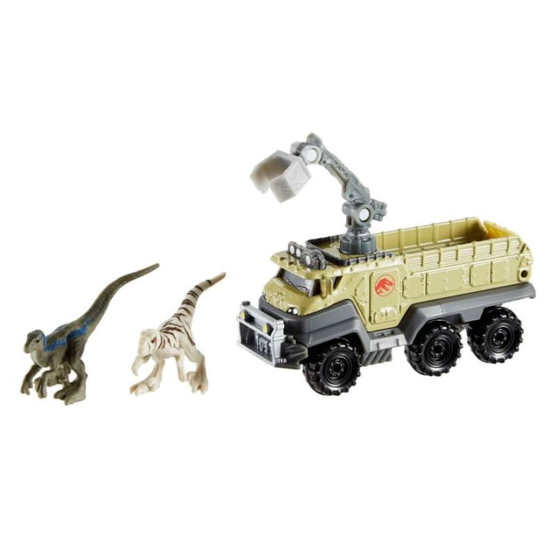 Matchbox 5 jurassic world the transporter dino - tyrannosaurus fmy31, , medium-null