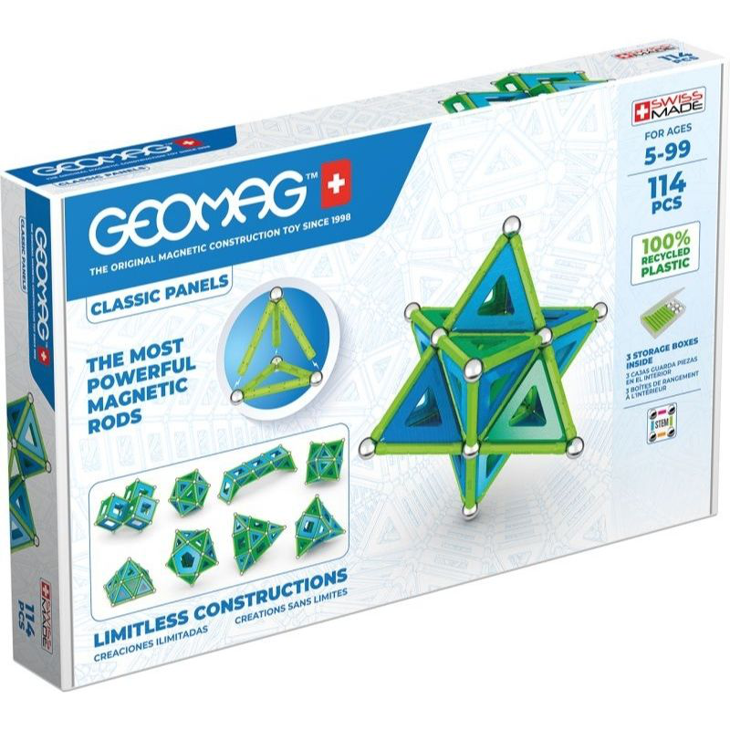 Geomag classic panels for ages 5+ 114pcs, , medium-null