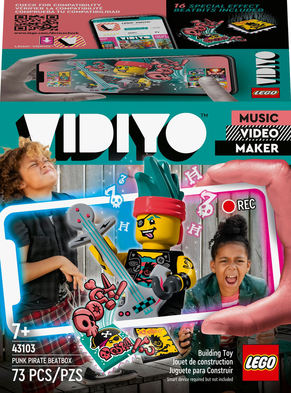 Lego vidiyo punk pirate beatbox 43103 for ages 7+ 73pcs, , medium-null