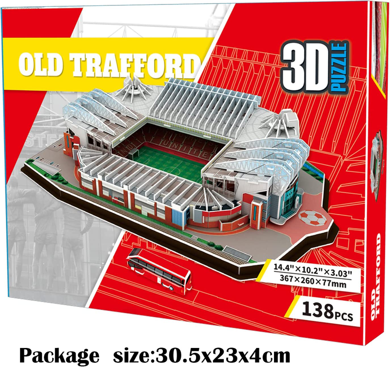 3d puzzle old trafford stadium - man. United 138pcs, , medium image number null