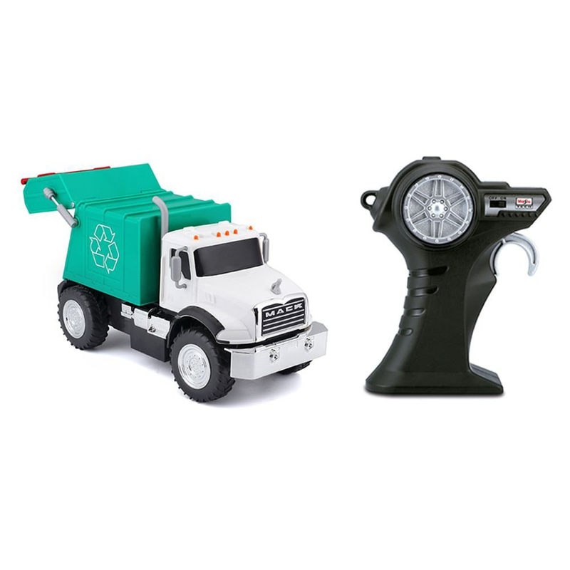 Product image: Maisto tech 82182 τηλεκατευθυνόμενο απορριματοφόρο r/c mack granite® refuse truck με λεπτομερής σχεδίαση & μεταλλικά μέρη, 5+ ετών, , medium-null