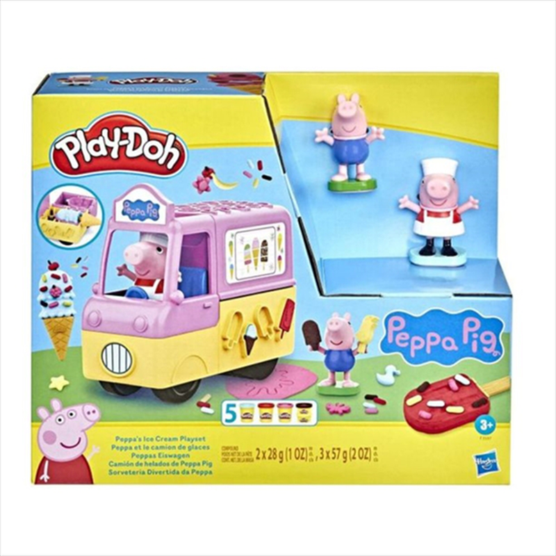 Play-doh peppas ice cream playset f3597, , medium-null