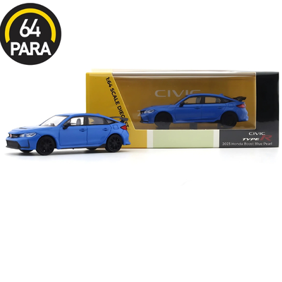 Para64 1/64 2023 honda civic type r, boost blue pearl right hand drive