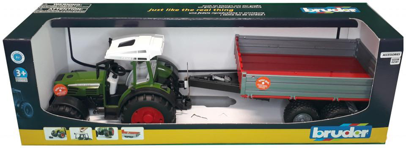 Bruder 02104 fendt 209 s with tipping trolley 3y+, , medium-null