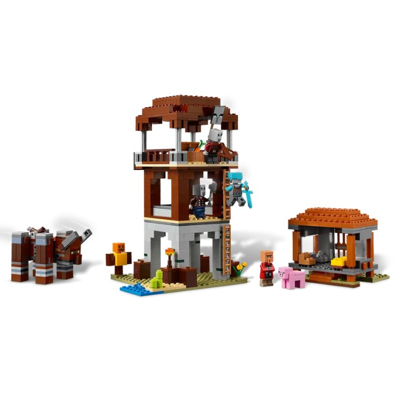 Product image: Lego 21278 minecraft - the pillager outpost and ravager, , medium-null