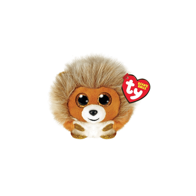 Ty beanie balls caesar plush lion brown, , medium