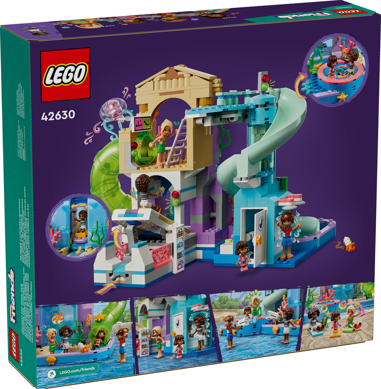 Lego friends heartlake city water park 42630 for ages 8+ 814pcs, , medium-null