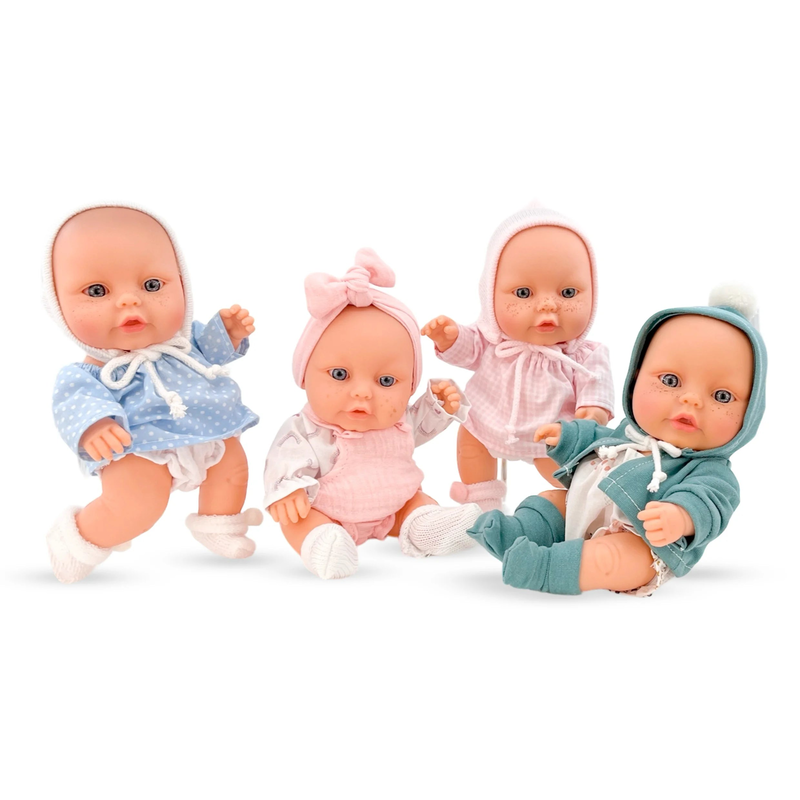 Product image: Berjuan little baby boutique doll 18cm without hair - assorted-null