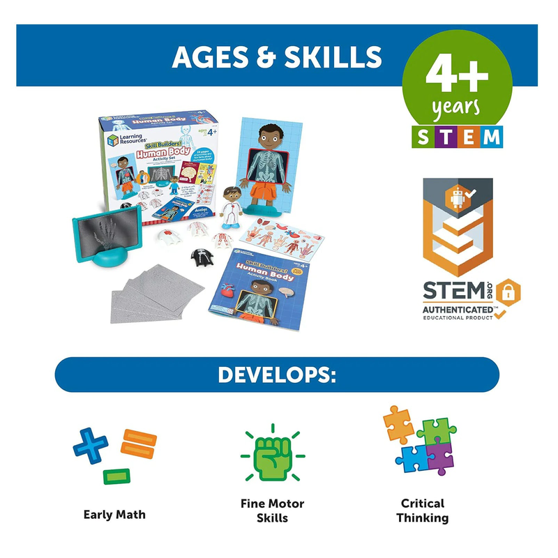 Learning resources skill builders! Human body, , medium-null
