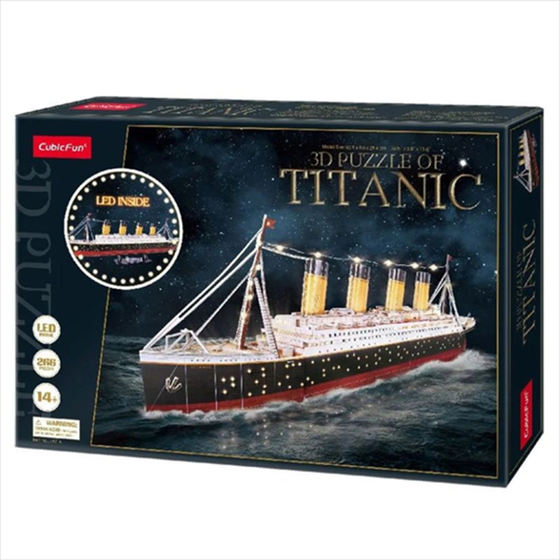 Cubic fun 3d puzzle puzzle titanic led 2010328, , medium-null