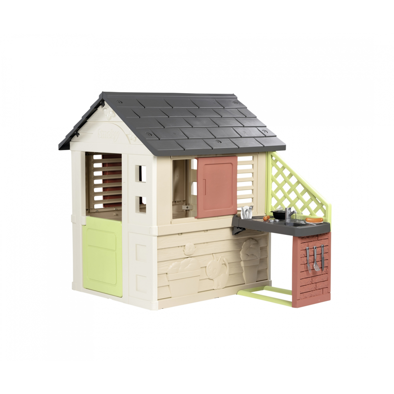 Product image: Smoby life nature playhouse + kitchen, , medium-null
