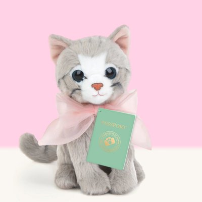 Studio pets bella british shorthair kitten 16cm plush, , medium