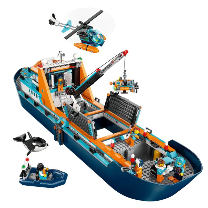 Lego 60368 city - arctic explorer ship, , medium-null