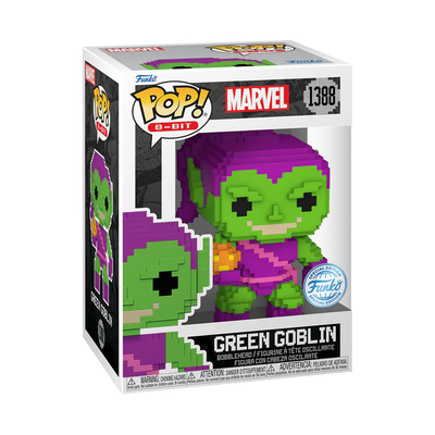 Pop funko! 8-bit marvel: spiderman green goblin special edition figure, , medium