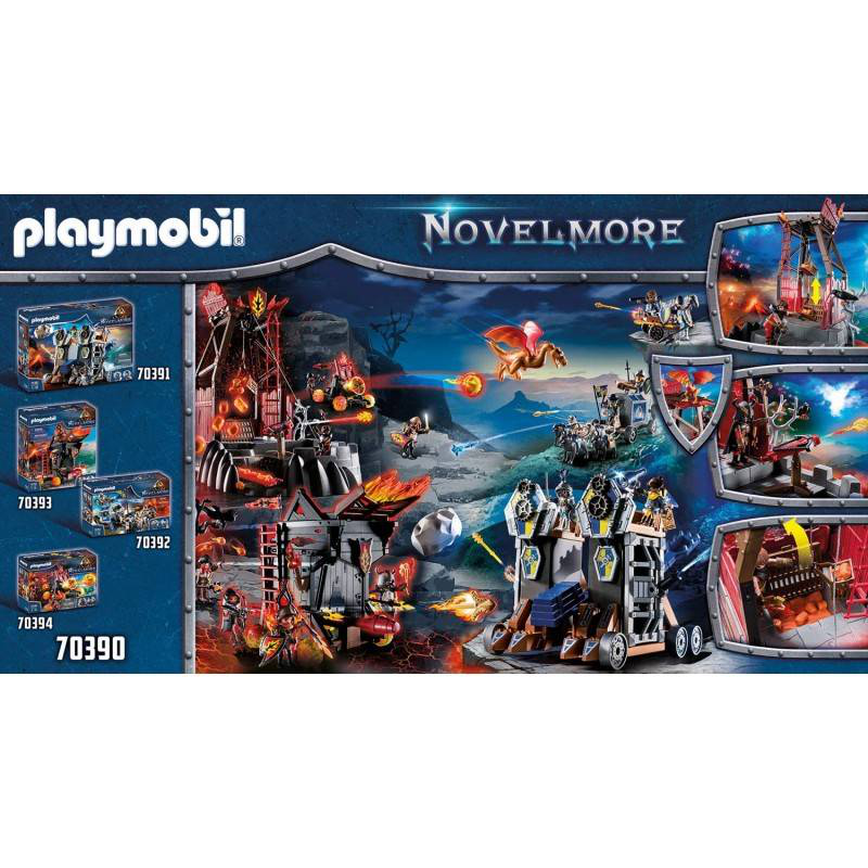 Playmobil 70390 knights burnham raiders lava mine, , medium image number null