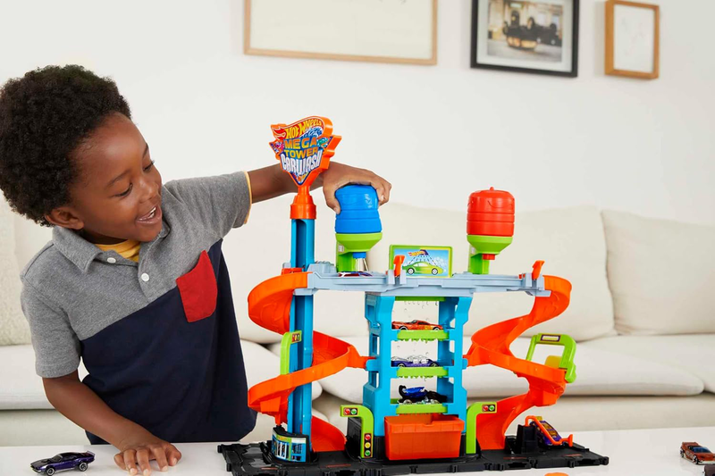 Product image: Hot wheels city mega tower car wash hdp05 4y+, , medium-null