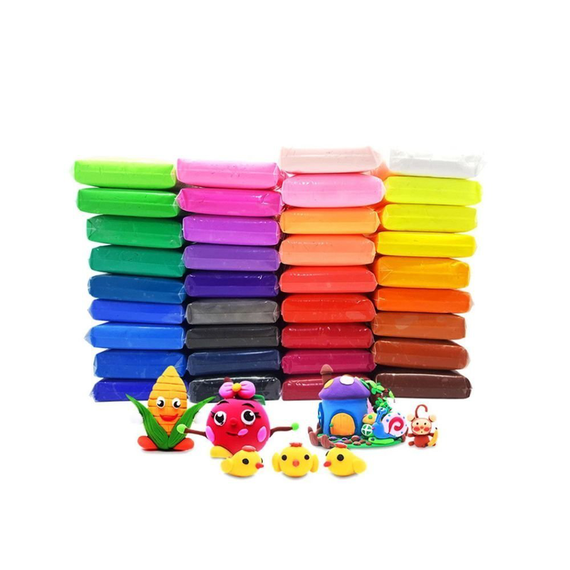 Product image: Creative clay diy δημιουργικός πηλός για παιδιά – σετ 48 τεμαχίων: η φαντασία στα χέρια των παιδιών, , medium-null