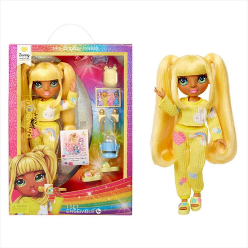 Rainbow high jr high pj party sunny 503682euc, , medium-null