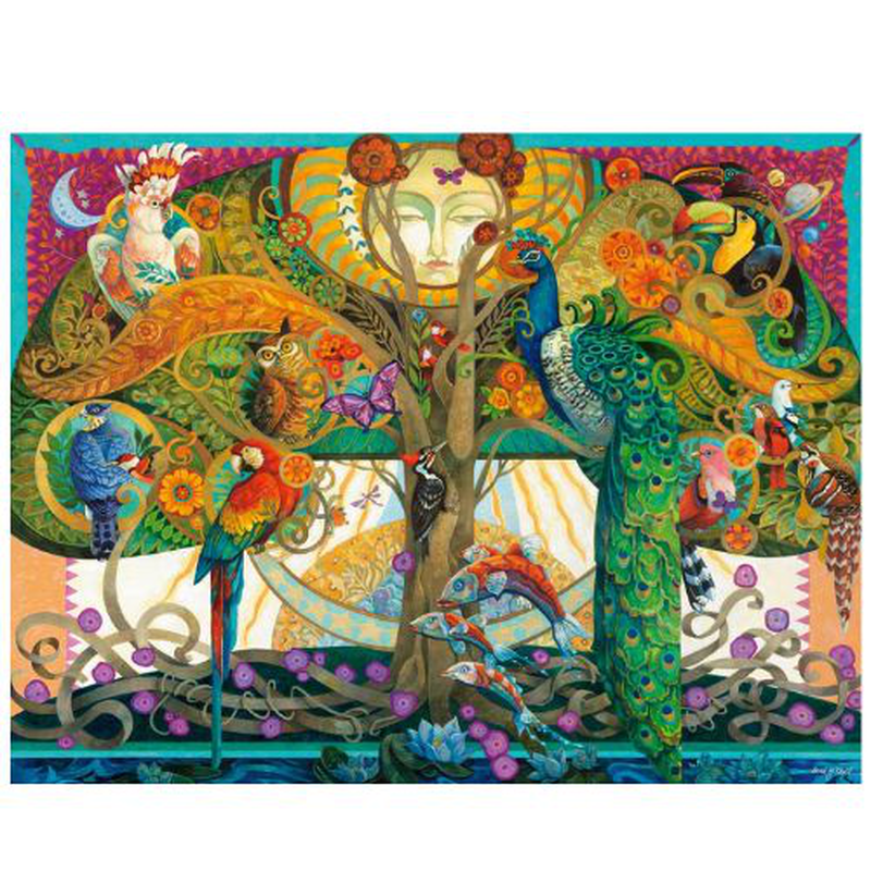 Ravensburger puzzle 2000 pcs - peacocks 12001008, , medium-null