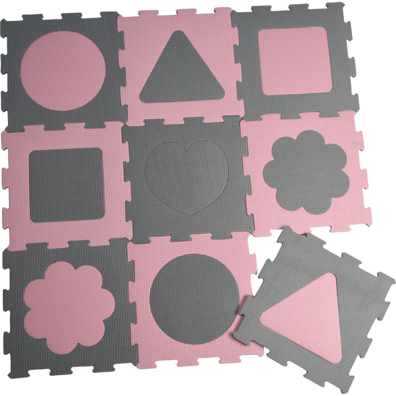 Product image: Eva groundmat puzzle 9pcs - assorted colors, , medium-null