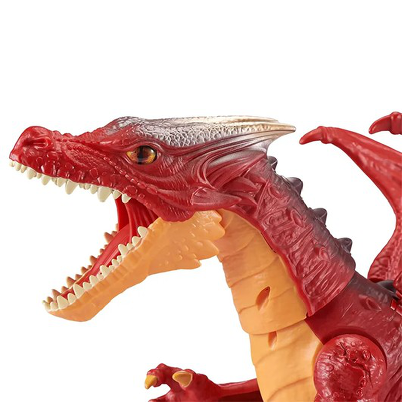 Zuru robo alive fire breathing dragon red 3y+ 7115a, , medium-null