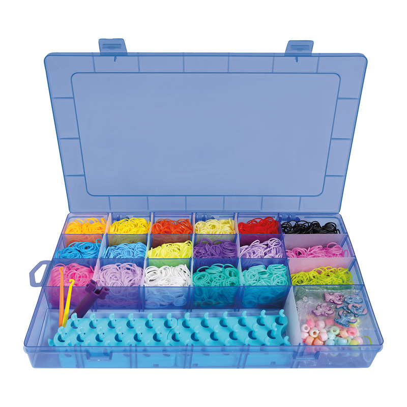 As plexi flexi disney stitch large case with 4500 rubber bands & 100 accessories 5y+  25577, , medium-null