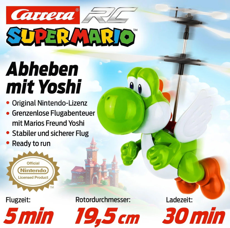 Nintendo super mario rc remote controlled flying yoshi, , medium-null