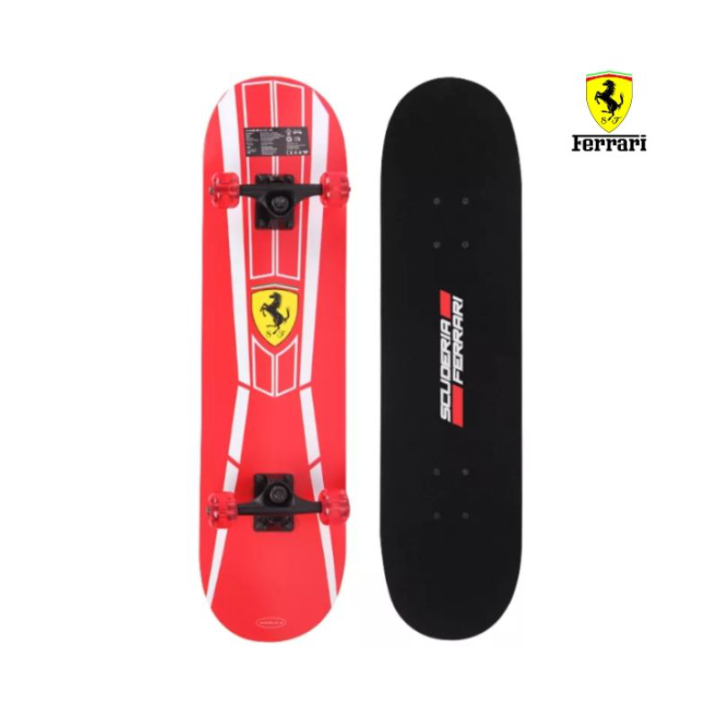 Ferrari double-kick skateboard, , medium-null