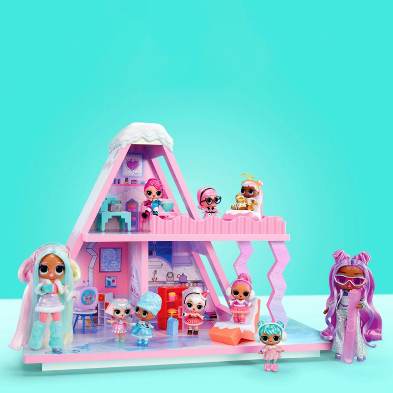 Lol surprise! Winter snow chalet playset, , medium-null