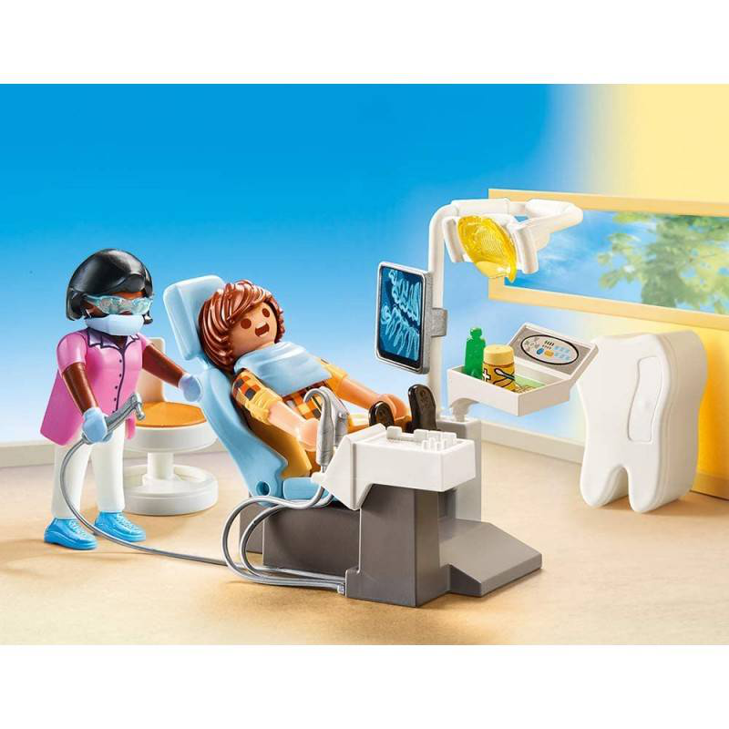 Playmobil 70198 city life dentist playset, , medium-null