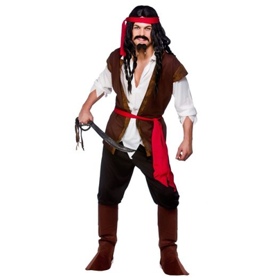 Caribbean pirate costume, , medium