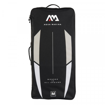 Aquamarina premium zip backpack - s, Black, medium