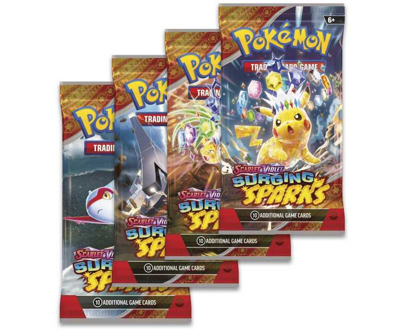 Pokemon scarlet and violet surging sparks pack, , medium-null