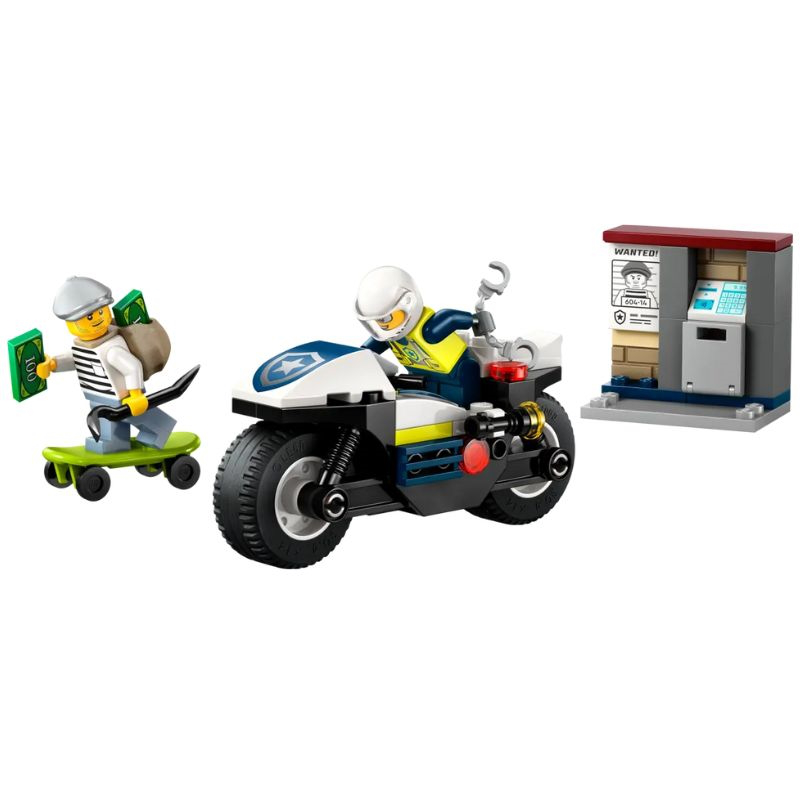 Lego 60455 city - police motorcycle chase, , medium-null