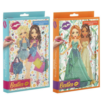 Besties diamond painting notebook, , medium