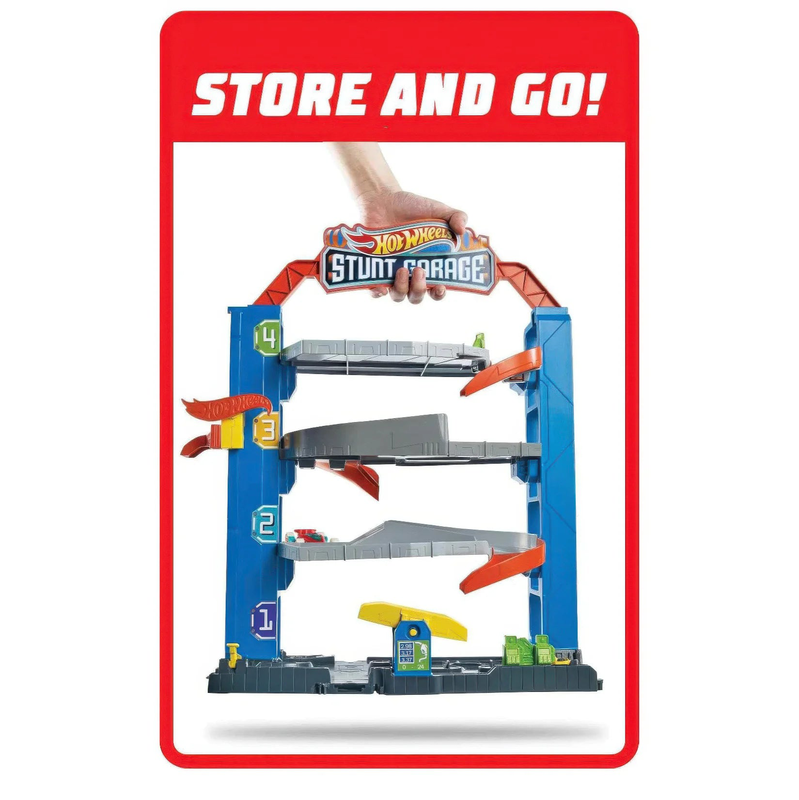 Product image: Hot wheels city stunt garage playset, , medium-null
