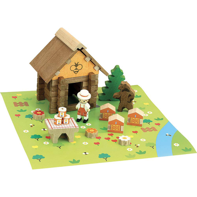 Beekeepers house wooden construction