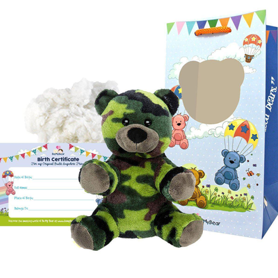 Be my bear camo bear 40cm soft toy, , medium