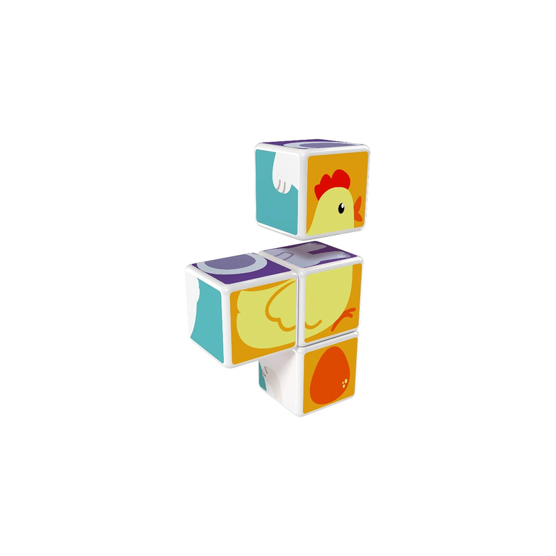 Geomag 132" magicube animal friends building set, , medium-null